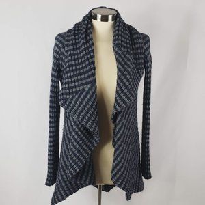 Lineamaglia Blue/Gray Striped Cardigan
